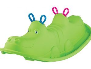 Παιδική Τραμπάλα Hippo Rocker Ιπποποταμούλης Πράσινο – 60506